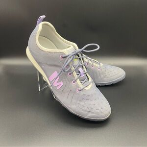 Women's MERRELL CIVET sz10 Gray Purple Walking Casual Tennis Shoes LACE UP